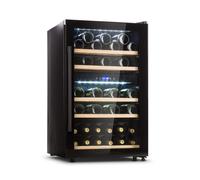 Klarstein Barossa 40 Duo Cave à vin, 2 zones, 41 bouteilles, porte en verre Noir G
