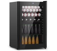 Klarstein Beercave 85cm 115L Frigo Vitrine avec Porte Vitrée Noir E