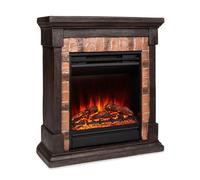 Klarstein Cheminée électrique Beerenberg 1800 W Chauffage 10 à 30 °C Télécommande