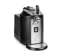 Klarstein Beerkules Tireuse à bière & refroidisseur - pour tous fûts 5 L avec et sans système de tirage, pression CO2, 3 cartouches incluses, refroidissement compresseur 2-12°C, argent-noir