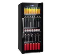 Klarstein Beersafe 128cm 242L Frigo à Boisson avec Porte Vitrée Noir E