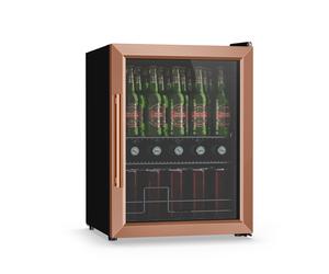 Klarstein Beersafe 64cm 60L Frigo à Boisson avec Porte Vitrée Cuivre D