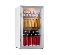 Klarstein Beersafe 83cm 80L Frigo Vitrine avec Porte Vitrée Argent E