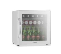 Klarstein Beersafe Reflect 44cm 47L Frigo à Boisson avec Porte Vitrée Blanc E