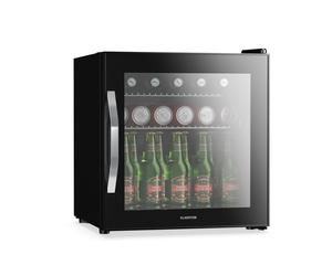 Klarstein Beersafe Reflect 44cm 47L Frigo à Boisson avec Porte Vitrée Noir E
