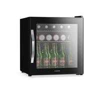 Klarstein Beersafe Reflect 47L Frigo Vitrine avec Porte Vitrée Noir E