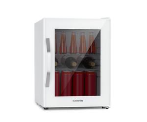 Klarstein Beersafe Reflect 55cm 33L Frigo à Boisson avec Porte Vitrée Blanc C