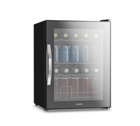 Klarstein Beersafe Reflect 60L Frigo Vitrine avec Porte Vitrée Noir D