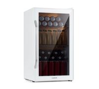 Klarstein Beersafe Reflect 84.5cm 80L Frigo Vitrine avec Porte Vitrée Blanc E