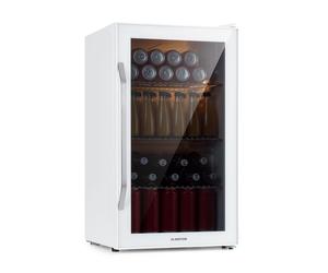 Klarstein Beersafe Reflect 85cm 80L Frigo à Boisson avec Porte Vitrée Blanc E