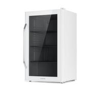 Klarstein Mini-frigo Beersafe XXL Quartz - 80 L, porte vitrée, silencieux, étagères réglables