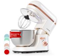 Klarstein Robot de cuisine Bella – 1800 W, 5 L – Or blanc/rose