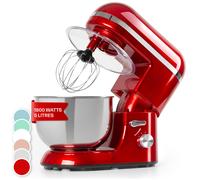 Klarstein Bella 1800W 5L Robot de Cuisine Rouge/Argent