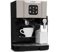BellaVita Machine à café 1450W 1,4L 20bars mousseur de lait 0,4L gris