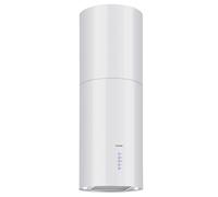 Hotte aspirante îlot Klarstein Beretta - 650m³/h - recyclage d'air - Blanc