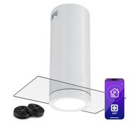 Klarstein Beretta Premium Smart 90cm 471,8 m³/h Hotte îlot Blanc A