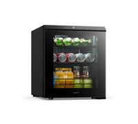 Klarstein Bevora 52cm 46L Frigo à Boisson avec Porte Vitrée Noir E