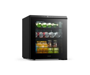 Klarstein Bevora 52cm 46L Frigo à Boisson avec Porte Vitrée Noir E
