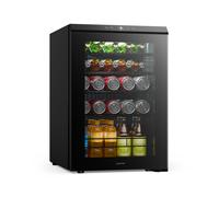 Klarstein Bevora 65cm 62L Frigo à Boisson avec Porte Vitrée Noir E