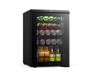 Klarstein Bevora 65cm 62L Frigo à Boisson avec Porte Vitrée Noir E