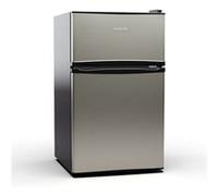 Big Daddy Cool Combiné réfrigérateur-congélateur 61/25 litres 2 niveaux acier inoxydable A