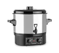 Klarstein Biggie Acier Inoxydable Brossé 16L Bouilleur à bocaux Electrique Argent