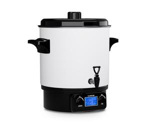 Klarstein Biggie Émail 27L Stérilisateur Electrique Digital Blanc