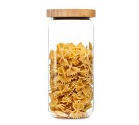 Klarstein Bocal empilable avec couvercle en bambou 1 000 ml