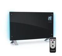 Klarstein Bornholm Curve 2000W 20m² Convecteur Électrique avec Lumière Noir