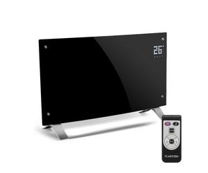 Klarstein Bornholm Curve 2000W 20m² Convecteur Électrique Noir