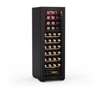 Klarstein Bovella 44 Duo+ Cave à Vin - 44 Bouteilles, 2 Zones, 5-18°C, Commande Tactile, Éclairage LED, Protection UV, Cave à Vin Réfrigérante Autonome
