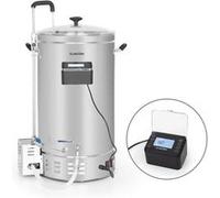 Brauheld Pro Kit de brassage pour fabrication de bière maison - Cuve inox 35L - Température 30 à 100° C - 2500W