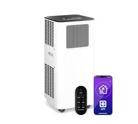 Klarstein Breeze Box Climatiseur Mobile - 11,000 BTU, Pour Pièces Jusqu'à 51 m², 3-en-1 Refroidissement, Déshumidificateur & Ventilateur, Télécommande & App, Silencieux, Kit Fenêtre Inclus, Blanc