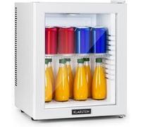 Klarstein Brooklyn 47.5cm 23L Frigo Vitrine avec Porte Vitrée Blanc E