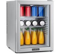 Klarstein Brooklyn 54.5cm 42L Frigo Vitrine avec Porte Vitrée Argent F