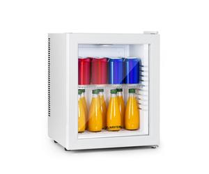 Klarstein Brooklyn 48cm 23L Frigo à Boisson avec Porte Vitrée Blanc E