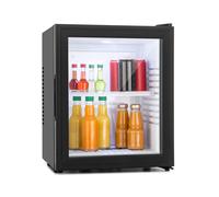Klarstein Brooklyn 48cm 30L Frigo à Boisson avec Porte Vitrée Noir F