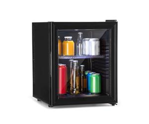Klarstein Brooklyn 48cm 30L Frigo à Boisson avec Porte Vitrée Noir F
