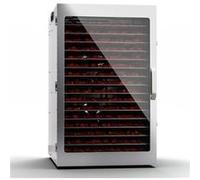 Klarstein Déshydrateur, déshydrateur pour légumes, fruits,& viande, déshydrateur en acier inoxydable 1500 W, déshydrateur avec 16 grilles métalliques, déshydrateur avec minuterie 24H et écran tactile