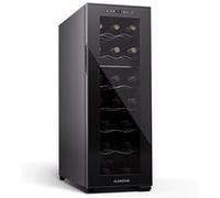 Klarstein Cave à vin 18 Bouteilles Cave multi-températures 53 L Cave vin Noir Noir