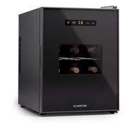 Klarstein Réfrigérateur à vin 1 zone – porte en verre, intérieur/extérieur – 12 bouteilles