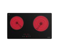 Klarstein CeramEase 60cm Plaque Vitrocéramique 2 Feux Noir