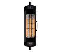 Klarstein Chauffage Electrique à Infrarouge, Chauffage de Jardin 2000W, Chauffage Terrasse Exterieur IP54, Efficacité Energétique, Fixer Sur Parasols de Jardin, Chauffage d'Appoint Econome, Sans CO2