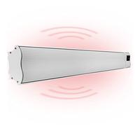 Klarstein Chauffage Electrique à Infrarouge, Chauffage de Jardin 3000W, App Smart WiFi, Télécommande, Minuterie, Affichage LED, Chauffage Exterieur Terrasse IP44, Chauffage d'Appoint Econome Sans CO2
