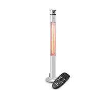 Klarstein Chauffage Electrique à Infrarouge, Chauffage de Jardin de 2000W, Interieur et Exterieur Terrasse IP44, Securisé, Oscillation, Télécommande, d'Appoint Sans CO2