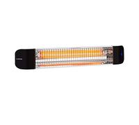 Klarstein Chauffage électrique, pour terrasse et jardin, avec commande par application WiFi, minuterie, affichage LED, IP65, sans CO2, chauffage économe en énergie, 2400 W