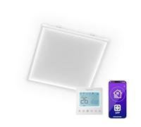 Klarstein Chauffage Infrarouge 360W - Panneau Mural/Plafond, WiFi, Thermostat, IP44, Télécommande, Sécurité Enfant, Pour Salle de Bain, Radiateur Infrarouge Moderne