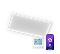 Klarstein Chauffage Infrarouge 770W - Panneau Mural/Plafond, WiFi, Thermostat, Télécommande, Sécurité Enfant, IP44, Design Moderne, Radiateur Infrarouge 120cm