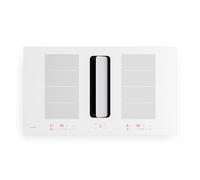 ChefFusion 90cm Plaque Induction avec Hotte Intégrée 4 Feux Blanc