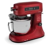 Klarstein Robot de cuisine Chiara 1600 W - Bol inox 5 L, écran tactile LCD, ≤72 dB, rouge